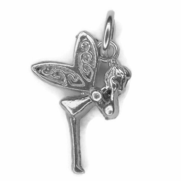 Jewelry - Fairy Pendant Charm .925 Sterling Silver